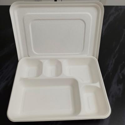 China Biodegradable disposable microwavable bagasse pulp sugarcane take away bowl for sale