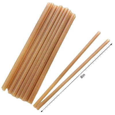 China Hot Sale Disposable Compostable Biodegradable Fashion Sugarcane Straws Eco-Friendly Bagasse Paper Pulp Straws for sale