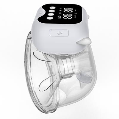 China BPA Free 2023 New Automatic Silicone Hands Free Portable Wireless Pump Breastfeeding Machine for sale