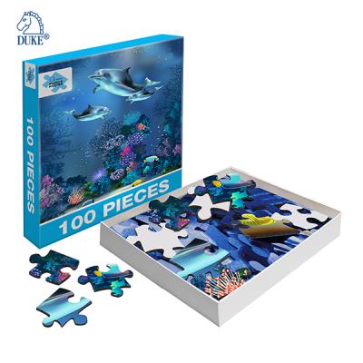 China 250g CCNB+1000g gray cardboard+250g CCNB 100pcs puzzle for kids for sale