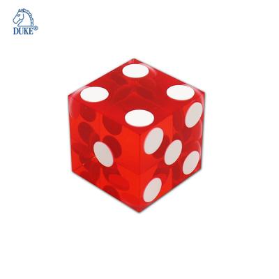 China High Quality Acrylic Material Razor Wires Casino Dice for sale