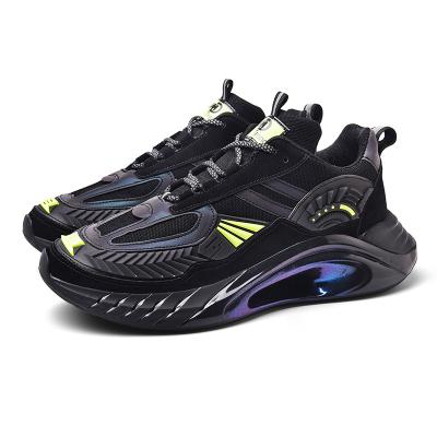 China Light trend fashion sports shoes new fashion trend mesh sports shoes men's breathable lightweight leisure running shoes for sale