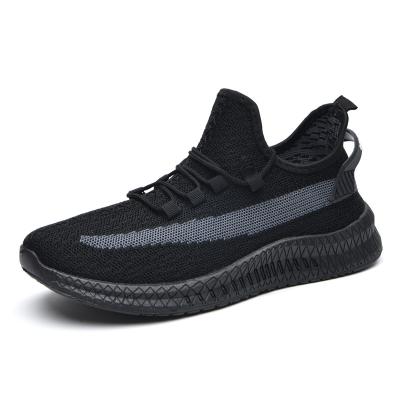 China Cushioning Men's Walking Shoes Breathable Comfortable Flying Woven Sneakers Mens Fashion Sneakers Increasing Shoes Men's Sne Sports Shoes for sale