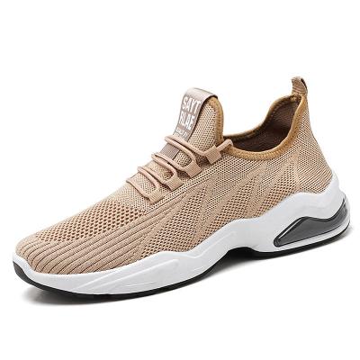 China Cushioning men's single flight net breathable shoes four seasons comfortable non-slip running shoes leisure outdoor sports shoes for sale