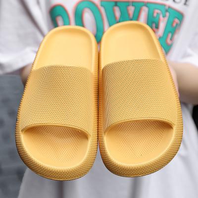 China Cushioning Trends For Men And Women EVA Slippers Non Slip Quick Dry Shower Non Slip Bathroom Sandals Super Thick Padded Sole for sale