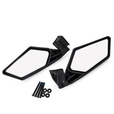 China Plastic Base Housing+aluminum Mount UTV ATV Racing Rear View Side Mirrors For Box AM X3 Maverick / X3 Max Turbo R2017 2018 2019 2020 Kemimoto for sale