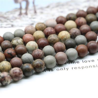 China Stone Frosted Grass Flower Stone Ball Loose Beads DIY Accessories Handmade Materials Loose Beads for sale