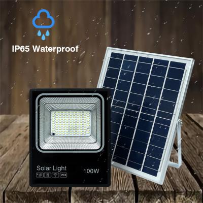 China 100w garden portable motion sensor solar flood light led waterproof flood lights for sale