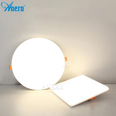 China Modern High Lumen Slim Round 9w To 36w Frameless Panel Light for sale