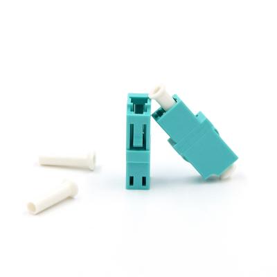 China LC PC Om3 Simplex Multimode Simplex Fiber Optic Adapter for sale