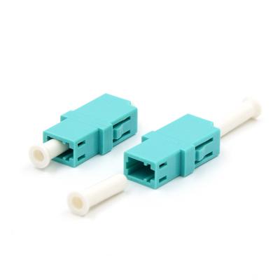 China Simplex LC PC Om3 Multimode Fiber Optic Adapter Connector for sale