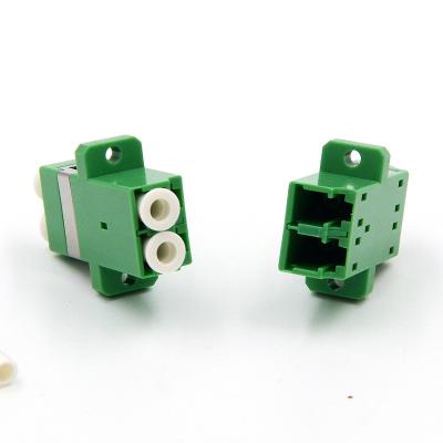 China LC APC Single Mode Fiber Optic Adapter Fiber Connector Duplex LC Duplex Adapter for sale