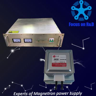 China 3000w Magnetron Sufficient Power Adjustable Microwave Magnetron Power Supply Price for sale