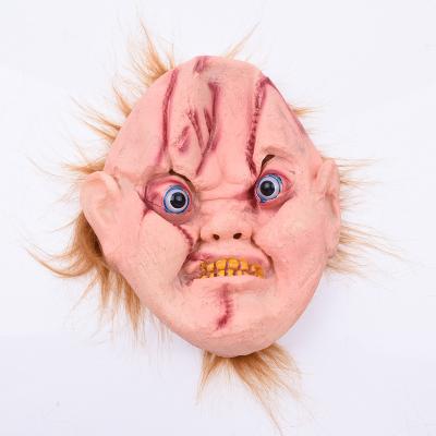 China Scary Halloween Bar Horror Dance Party Ghostly Baby Movie Mask Head Chachihuahua for sale