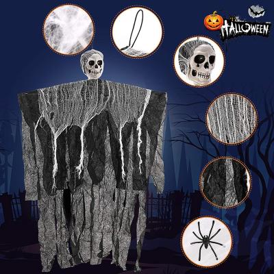 China Terrorist Halloween Decorations Hanging Ghost Scene Layout Ghost Hanging Ornaments Haunted House Dolls Wholesale for sale