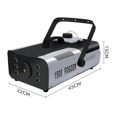 China SHTX Metal Fog Machine Stage DMX512 LED Smoke Machine RGB Light 900w/1200W Remote Control Fog Machine Disco for sale