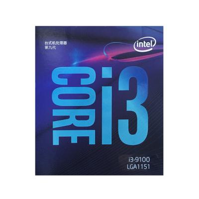 China 100% Cheap Price Working Computer CPU Intel Core i3 9100 / 9100f Desktop Processor for sale