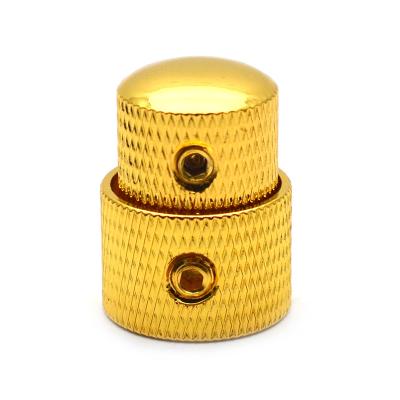 China Custom Concentric GUITAR CNC Knobs Dual Bass Guitar Volume Tone Blend Control Stack Knob for sale