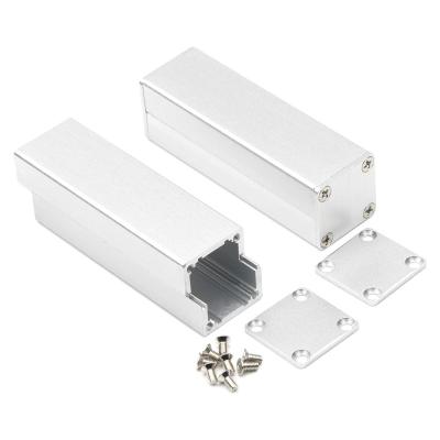 China Clear Anodized Color Anodized Audio Amplifier Enclosures Housing Case Enclosures Aluminum Chassis for sale