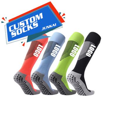 China Custom Breathable Sports Grip Breathable Sports Sock Anti Slip Football Socks Customized For Men for sale