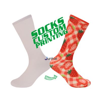 China Wholesale Breathable 3d Printed Socks Customized 3D Sublimation Printing Socks Custom Printed Pattern Socks for sale