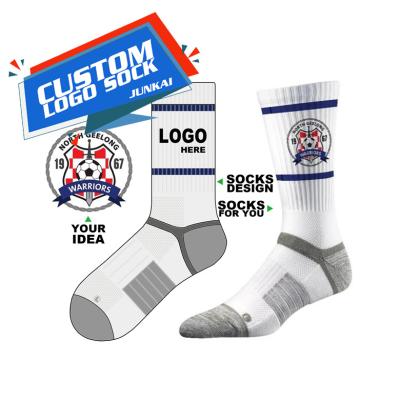 China Breathable Custom Your Own Logo Sport Tube Socks Cotton Sports Crew Socks Custom Design Socks for sale