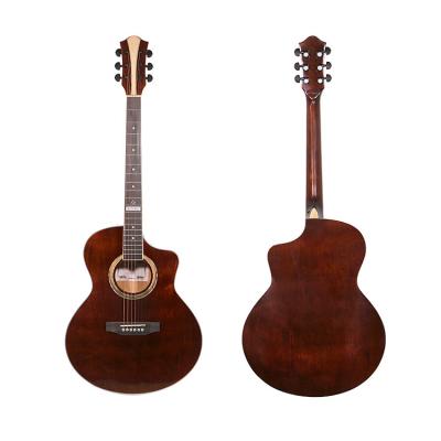 China 2021 Mahogany New Product Hot Selling High Quality 40 Inch Basswood Professional Acoustic Guitar for sale