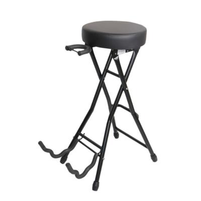 China Factory OEM Folding Guitar Playing Chair Stylish Stool HEBIKUO MA81adjustable Guitar Stool for sale