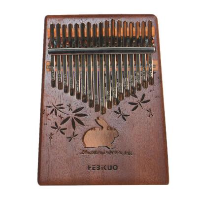 China 2021 New 17keys Kalimba Thumb Finger Kalimba Mahogany High Quality Mahogany Piano for sale