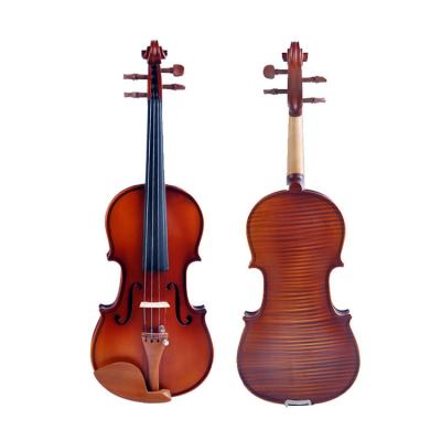 China Wholesale Price Handmade Antique Style Basswood 4/4 Size High Gloss Violin for sale