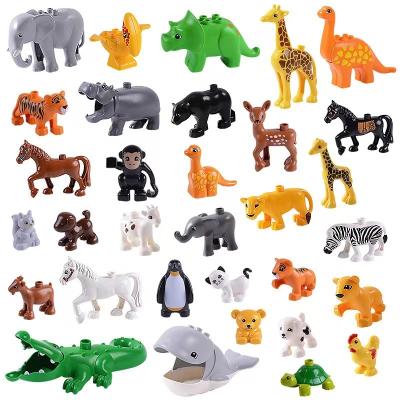 China Electronic Toy Compatible with LEGOing  Large particles Building block animal toys Building block animals DIY Building blocks, monkeys, deer for sale