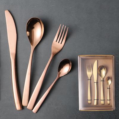 China Eco-friendly Reusable Unsustainable Expensive Expensive Cutlery Serving Set Amazon Spoon Fork Set Or Cutlery Set for sale