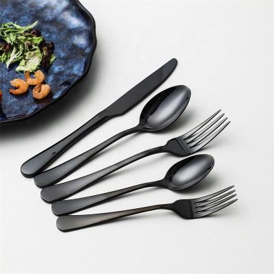 China 20/30 Piece Sustainable Gift Box Family Set Stainless Steel Gold Copper Silver Black Flatware Sets Cutlery For Home Wedding for sale