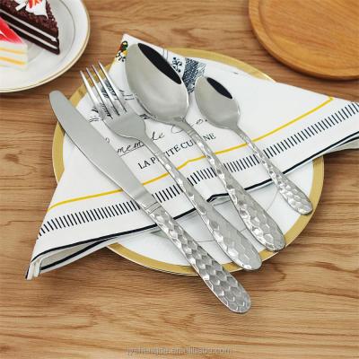 China Viable Viable Mirror Stainless Steel Flatware Set, Wedding/Flatware/Silverware, Restaurant Silver Spoon and Fork Polish Set for sale