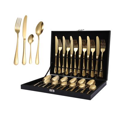 China Sustainable New Design Restaurant Wedding Party Stainless Steel Spoon And Knife Set 2020 Luxury Silver Line Flatware Cutlery Set for sale