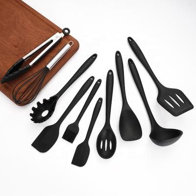 China Stocked Silicone Kitchen Utensils Set Stylish And Durable Silicone Tool for sale