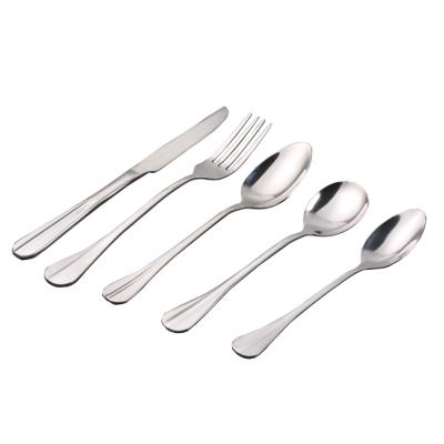 China Hot Sale Design Fashion Design Stainless Steel Cutlery Set Tableware Stylish Stainless Steel Knife Spoon and Fork Set High Quality for sale