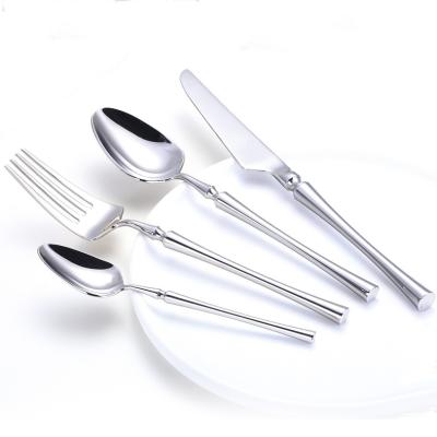 China 2021 New Arrivals Sustainable Silverware Trending Royal Flatware Set 18/8 Stainless Steel Flatware Set for sale