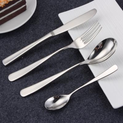 China Suppliers Viable Production Viable Porcelain Flatware Korean Unique Selling Acrylic Tops Selling Amazon Stainless Steel Silver Flatware Set For Wedding for sale