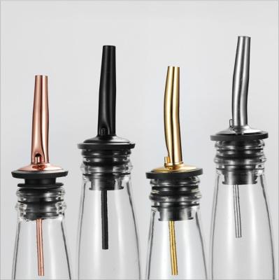 China Sustainable Classic Promotion Liquor Pourer Stainless Steel Bottle Speed ​​Pourers With Tapered Spout for sale