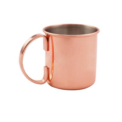 China Sustainable Sublimation Copper Mug Engraved Moscow Mule Copper Mug for sale