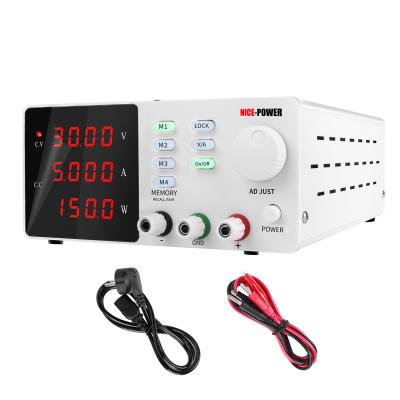 China Nice Power Spps-S305 Industrial High Voltage Variable DC Power Supply 30V 5A 30V 5A DC Power Supply for sale