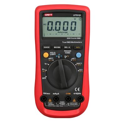 China UT61D 5999 Count DC AC Multimeter Unit Multimeter Sales UT61D Digital Multimeter for sale