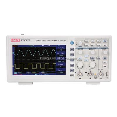 China UNIT UTD2025CL Oscilloscope 25MHz 250Mss USB Digital Memory Oscilloscope DSO 2 Channels UTD2025CL for sale