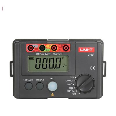 China UT521 0-200V 0- High Accuracy LCD Digital Earth Resistance Tester Digital Display Ohm Ground Earth Resistance Tester 2000 earth resistance for sale