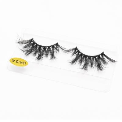 China Strip 25mm 5D Mink Lashes Crossing Makeup Dramatic Long Mink Lashes of LASHWOODS Makeup 25mm Mink Lashes False Eyelashes Thick de lashes for sale