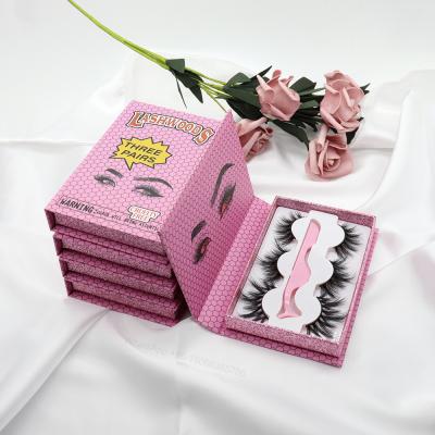 China Long Natural Eyelash Vendor Customized Boxes With Lash Eyelash Vendor 3d Mink Lash Lashwood Eyelash Vendor for sale