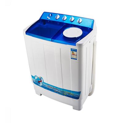 China Hotel Tub Top Load Semi-automatic Plastic Washing Machines 9.5kg Water Saving Twin Washer for sale