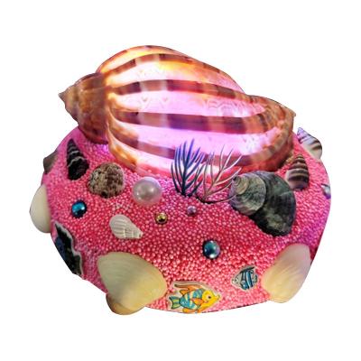 China Bedroom Christmas Kids DIY Handmade Materials Bag Conch Lamp Small Shell Night Lamp for sale