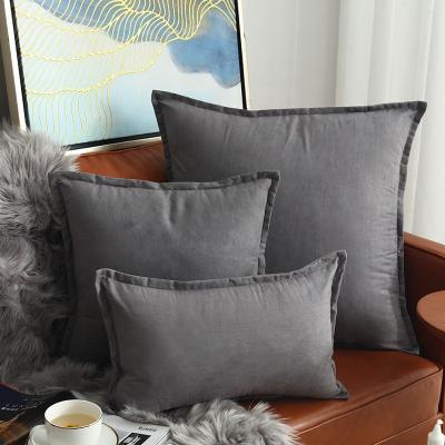 China Massage Best Price Lotus Leaf Edge Cushion Cover Cushion Pillow Cushions Living Room for sale